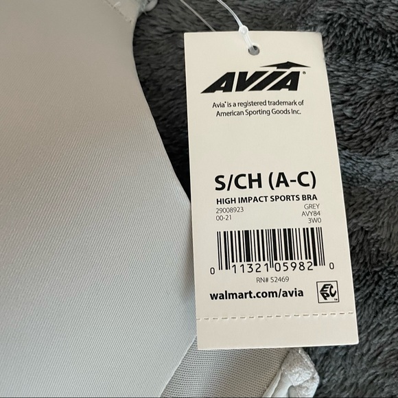 NWT Avia high impact blue sport bra - Picture 4 of 4